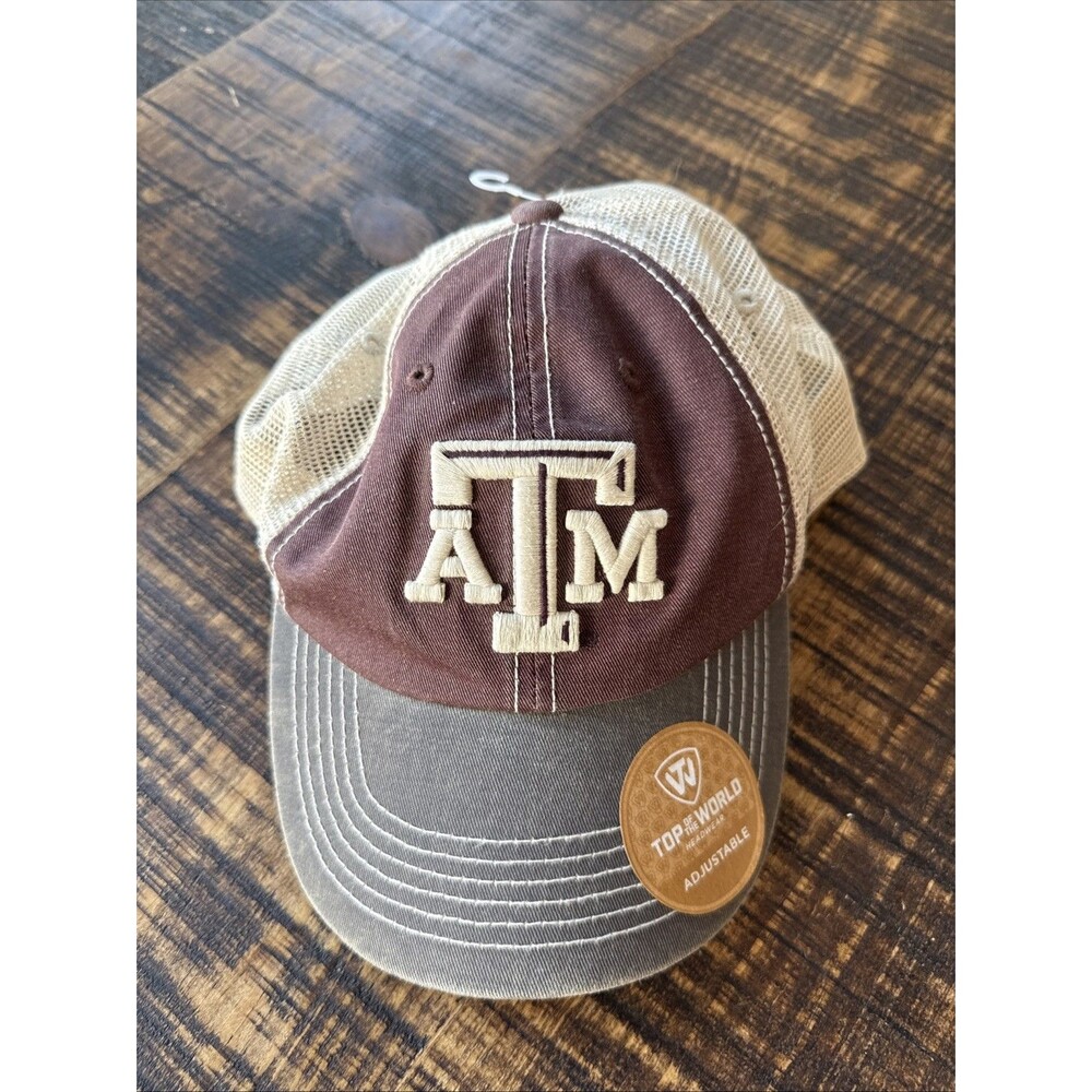 New Top Of The World Texas A&M Anjustable Baseball Cap